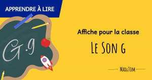 Affiche pour la classe - Le son G
