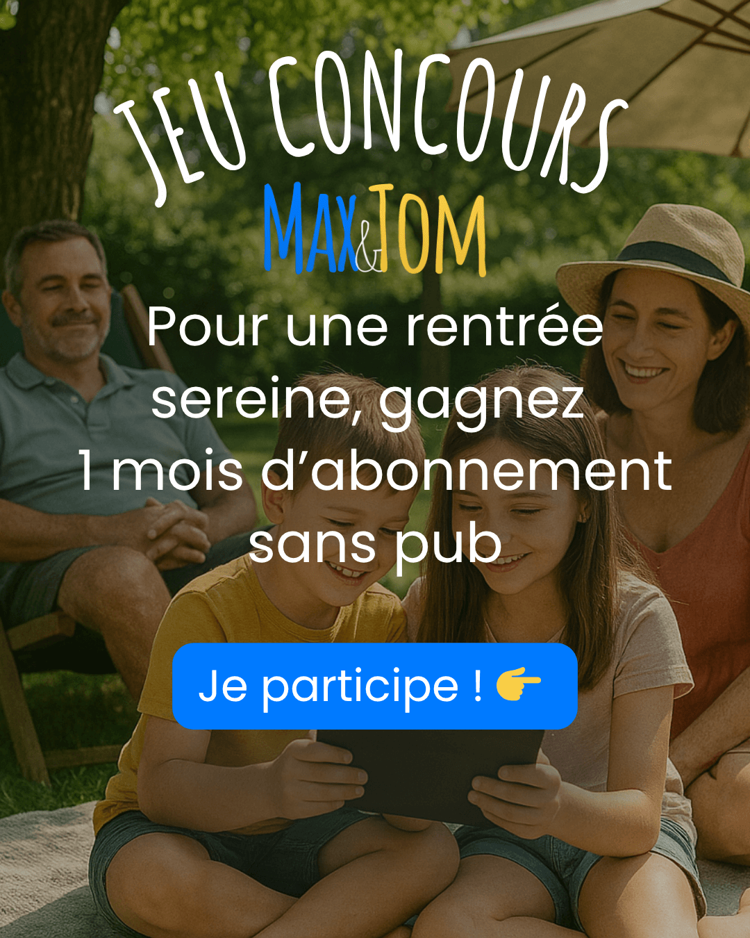 Concours Rentrée Sereine - Je participe