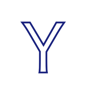 Lettre Y majuscule script à imprimer et décorer